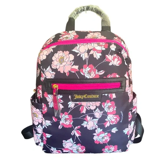Juicy Couture Pretty Rose Black Lollipop Mini Backpack NWT NWT-JUICY COUTURE-BLACK MULTI ROSE GOOD SPORT | Mercari main image 3